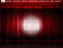Tablet Screenshot of bigredcurtain.com